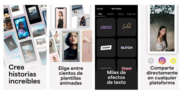 aplicación mojo para historias