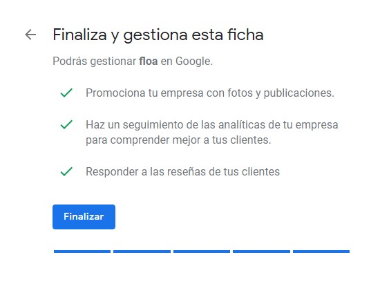 finaliza ficha google mi negocio