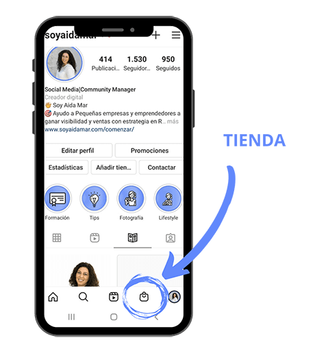 guias de instagram tienda primer paso